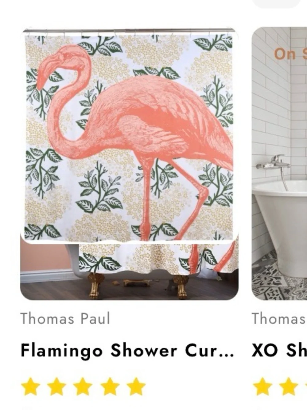 Thomas Paul shower curtain